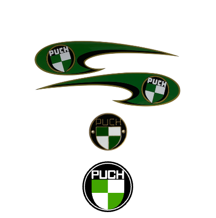 Puch Aufkleber-Embleme